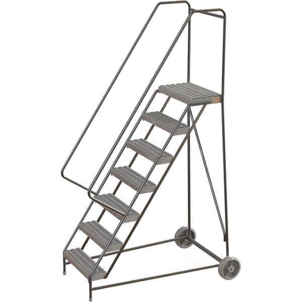 TRI-ARC - Rolling & Wall Mounted Ladders & Platforms Type: Rolling Warehouse Ladder Style: Rolling Safety Ladder - Eagle Tool & Supply