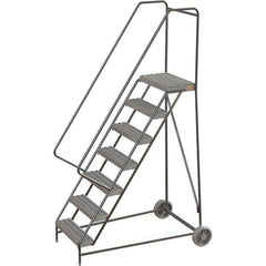 TRI-ARC - Rolling & Wall Mounted Ladders & Platforms Type: Rolling Warehouse Ladder Style: Rolling Safety Ladder - Eagle Tool & Supply
