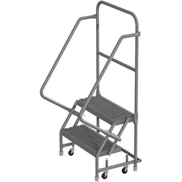 TRI-ARC - Rolling & Wall Mounted Ladders & Platforms Type: Rolling Warehouse Ladder Style: Rolling Platform Ladder - Eagle Tool & Supply