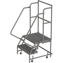 TRI-ARC - Rolling & Wall Mounted Ladders & Platforms Type: Rolling Warehouse Ladder Style: Rolling Platform Ladder - Eagle Tool & Supply