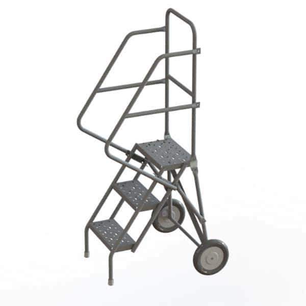 TRI-ARC - Rolling & Wall Mounted Ladders & Platforms Type: Rolling Style: Rolling Platform Ladder - Eagle Tool & Supply