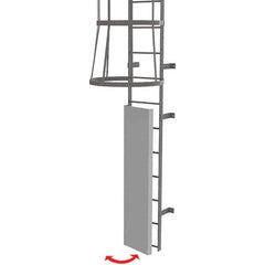 TRI-ARC - Ladder Accessories Type: Door For Use With: Tri-Arc Fixed Gray Steel Ladders - Eagle Tool & Supply