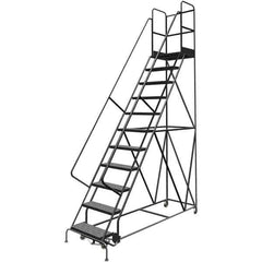 TRI-ARC - Rolling & Wall Mounted Ladders & Platforms Type: Rolling Warehouse Ladder Style: Rolling Platform Ladder - Eagle Tool & Supply