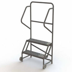 TRI-ARC - Rolling & Wall Mounted Ladders & Platforms Type: TiltNRoll Rolling Ladder Style: Tilt & Roll Safety Ladder - Eagle Tool & Supply