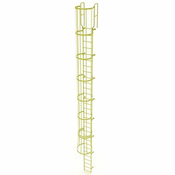 TRI-ARC - Rolling & Wall Mounted Ladders & Platforms Type: Fixed Ladder Style: Safety Cage - Eagle Tool & Supply