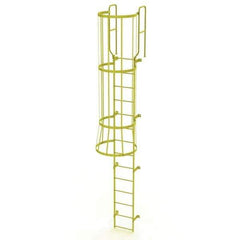 TRI-ARC - Rolling & Wall Mounted Ladders & Platforms Type: Fixed Ladder Style: Safety Cage - Eagle Tool & Supply