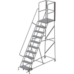 TRI-ARC - Rolling & Wall Mounted Ladders & Platforms Type: Rolling Warehouse Ladder Style: Rolling Platform Ladder - Eagle Tool & Supply