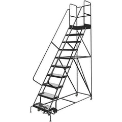 TRI-ARC - Rolling & Wall Mounted Ladders & Platforms Type: Rolling Warehouse Ladder Style: Rolling Platform Ladder - Eagle Tool & Supply