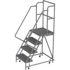 TRI-ARC - Rolling & Wall Mounted Ladders & Platforms Type: Rolling Warehouse Ladder Style: Rolling Platform Ladder - Eagle Tool & Supply