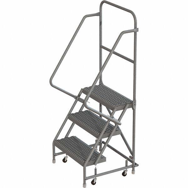 TRI-ARC - Rolling & Wall Mounted Ladders & Platforms Type: Rolling Warehouse Ladder Style: Rolling Platform Ladder - Eagle Tool & Supply
