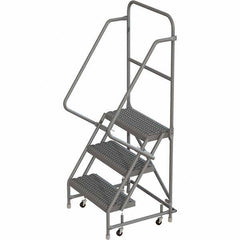 TRI-ARC - Rolling & Wall Mounted Ladders & Platforms Type: Rolling Warehouse Ladder Style: Rolling Platform Ladder - Eagle Tool & Supply