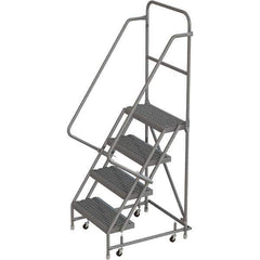 TRI-ARC - Rolling & Wall Mounted Ladders & Platforms Type: Rolling Warehouse Ladder Style: Rolling Platform Ladder - Eagle Tool & Supply