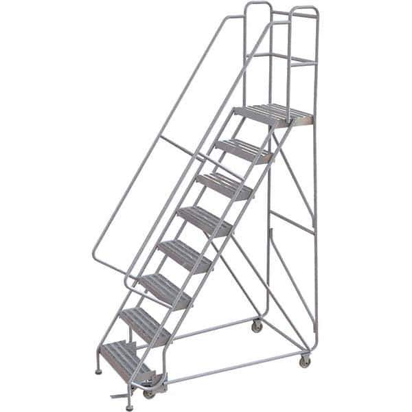 TRI-ARC - Rolling & Wall Mounted Ladders & Platforms Type: Rolling Warehouse Ladder Style: Rolling Safety Ladder - Eagle Tool & Supply