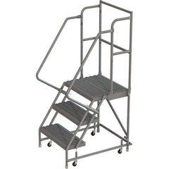TRI-ARC - Rolling & Wall Mounted Ladders & Platforms Type: Rolling Warehouse Ladder Style: Rolling Platform Ladder - Eagle Tool & Supply