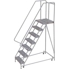 TRI-ARC - Rolling & Wall Mounted Ladders & Platforms Type: Rolling Warehouse Ladder Style: Rolling Safety Ladder - Eagle Tool & Supply