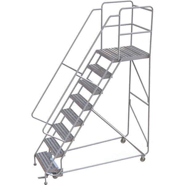 TRI-ARC - Rolling & Wall Mounted Ladders & Platforms Type: Rolling Warehouse Ladder Style: Rolling Safety Ladder - Eagle Tool & Supply