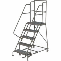 TRI-ARC - Rolling & Wall Mounted Ladders & Platforms Type: Rolling Warehouse Ladder Style: Rolling Platform Ladder - Eagle Tool & Supply