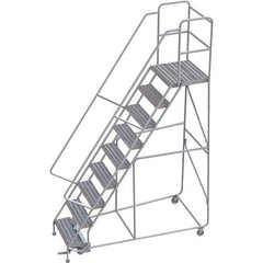 TRI-ARC - Rolling & Wall Mounted Ladders & Platforms Type: Rolling Warehouse Ladder Style: Rolling Safety Ladder - Eagle Tool & Supply
