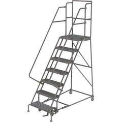 TRI-ARC - Rolling & Wall Mounted Ladders & Platforms Type: Rolling Warehouse Ladder Style: Rolling Platform Ladder - Eagle Tool & Supply