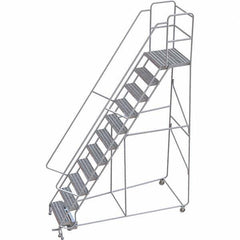 TRI-ARC - Rolling & Wall Mounted Ladders & Platforms Type: Rolling Warehouse Ladder Style: Rolling Safety Ladder - Eagle Tool & Supply