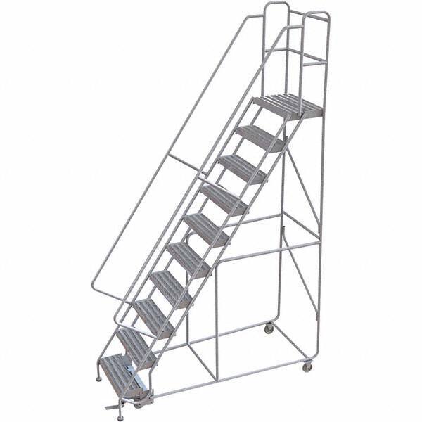 TRI-ARC - Rolling & Wall Mounted Ladders & Platforms Type: Rolling Warehouse Ladder Style: Rolling Safety Ladder - Eagle Tool & Supply