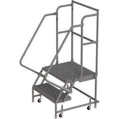 TRI-ARC - Rolling & Wall Mounted Ladders & Platforms Type: Rolling Warehouse Ladder Style: Rolling Platform Ladder - Eagle Tool & Supply