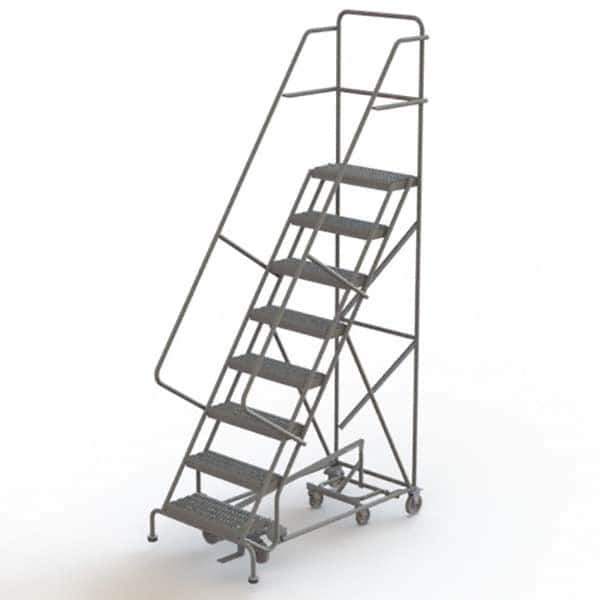 TRI-ARC - Rolling & Wall Mounted Ladders & Platforms Type: All-Directional Ladder Style: Forward Descent 50 Degree Incline - Eagle Tool & Supply