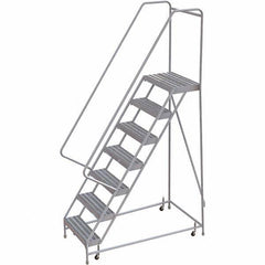 TRI-ARC - Rolling & Wall Mounted Ladders & Platforms Type: Rolling Warehouse Ladder Style: Rolling Safety Ladder - Eagle Tool & Supply