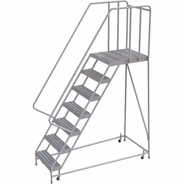 TRI-ARC - Rolling & Wall Mounted Ladders & Platforms Type: Rolling Warehouse Ladder Style: Rolling Safety Ladder - Eagle Tool & Supply