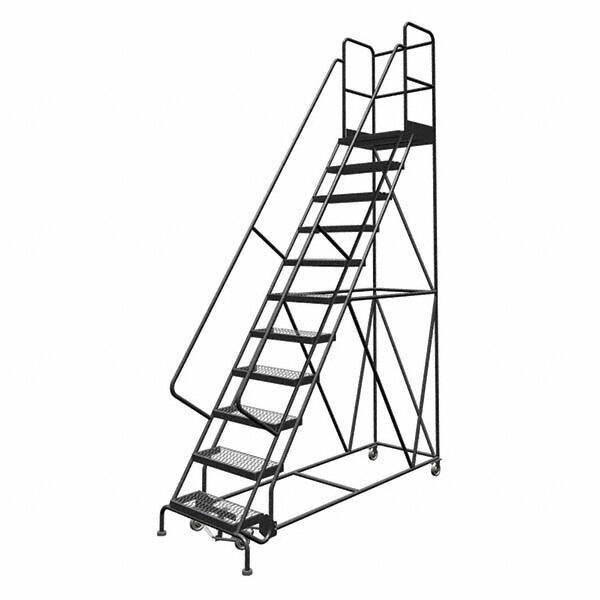TRI-ARC - Rolling & Wall Mounted Ladders & Platforms Type: Rolling Warehouse Ladder Style: Rolling Platform Ladder - Eagle Tool & Supply
