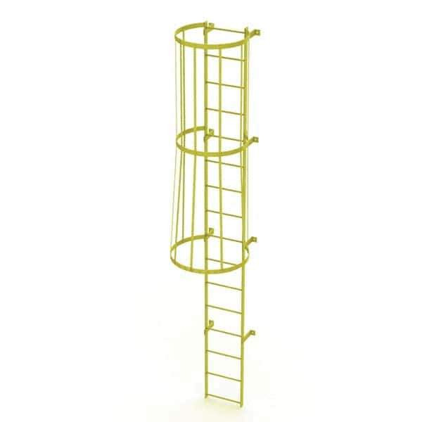 TRI-ARC - Rolling & Wall Mounted Ladders & Platforms Type: Fixed Ladder Style: Safety Cage - Eagle Tool & Supply