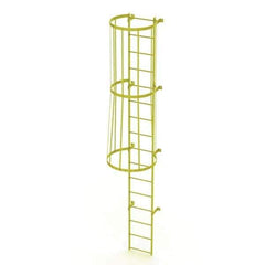 TRI-ARC - Rolling & Wall Mounted Ladders & Platforms Type: Fixed Ladder Style: Safety Cage - Eagle Tool & Supply