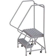 TRI-ARC - Rolling & Wall Mounted Ladders & Platforms Type: Rolling Warehouse Ladder Style: Rolling Safety Ladder - Eagle Tool & Supply