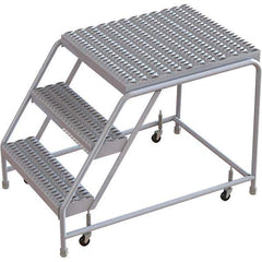 TRI-ARC - Rolling & Wall Mounted Ladders & Platforms Type: Rolling Warehouse Ladder Style: Rolling Safety Ladder - Eagle Tool & Supply