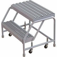 TRI-ARC - Rolling & Wall Mounted Ladders & Platforms Type: Rolling Warehouse Ladder Style: Rolling Safety Ladder - Eagle Tool & Supply