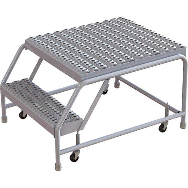 TRI-ARC - Rolling & Wall Mounted Ladders & Platforms Type: Rolling Warehouse Ladder Style: Rolling Safety Ladder - Eagle Tool & Supply