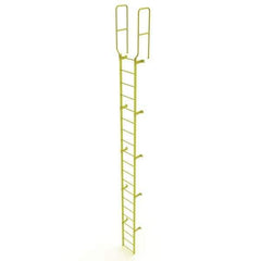 TRI-ARC - Rolling & Wall Mounted Ladders & Platforms Type: Fixed Ladder Style: Safety Cage - Eagle Tool & Supply