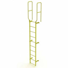 TRI-ARC - Rolling & Wall Mounted Ladders & Platforms Type: Fixed Ladder Style: Safety Cage - Eagle Tool & Supply