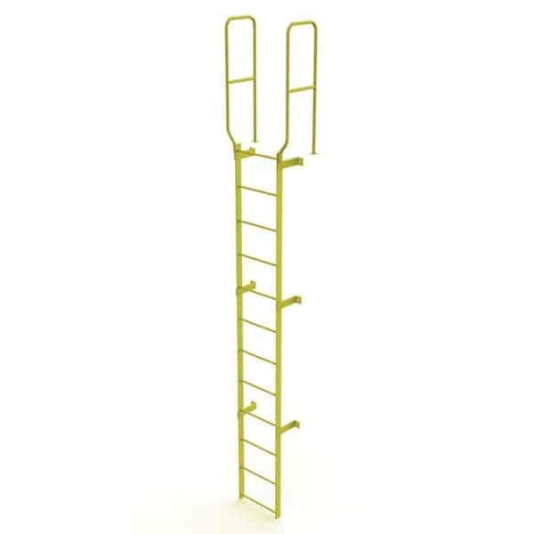 TRI-ARC - Rolling & Wall Mounted Ladders & Platforms Type: Fixed Ladder Style: Safety Cage - Eagle Tool & Supply