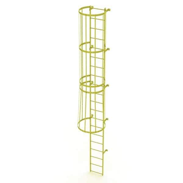TRI-ARC - Rolling & Wall Mounted Ladders & Platforms Type: Fixed Ladder Style: Safety Cage - Eagle Tool & Supply