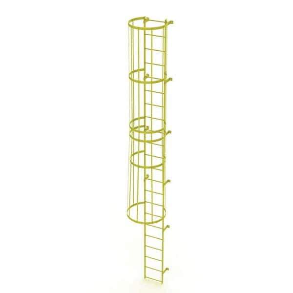 TRI-ARC - Rolling & Wall Mounted Ladders & Platforms Type: Fixed Ladder Style: Safety Cage - Eagle Tool & Supply