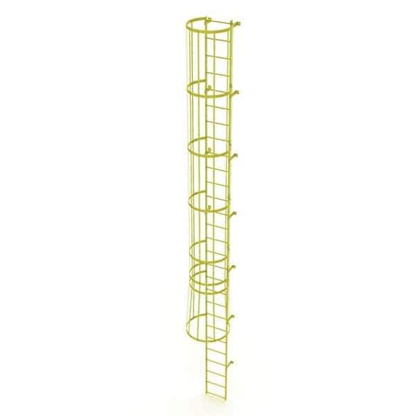 TRI-ARC - Rolling & Wall Mounted Ladders & Platforms Type: Fixed Ladder Style: Safety Cage - Eagle Tool & Supply