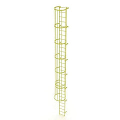 TRI-ARC - Rolling & Wall Mounted Ladders & Platforms Type: Fixed Ladder Style: Safety Cage - Eagle Tool & Supply