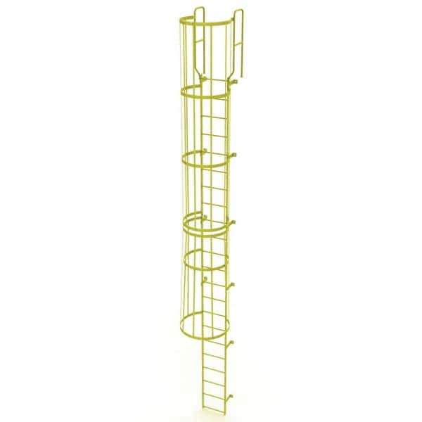 TRI-ARC - Rolling & Wall Mounted Ladders & Platforms Type: Fixed Ladder Style: Safety Cage - Eagle Tool & Supply