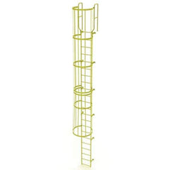 TRI-ARC - Rolling & Wall Mounted Ladders & Platforms Type: Fixed Ladder Style: Safety Cage - Eagle Tool & Supply