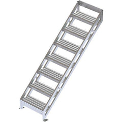 TRI-ARC - Rolling & Wall Mounted Ladders & Platforms Type: Ladder Style: Stair Unit - Eagle Tool & Supply