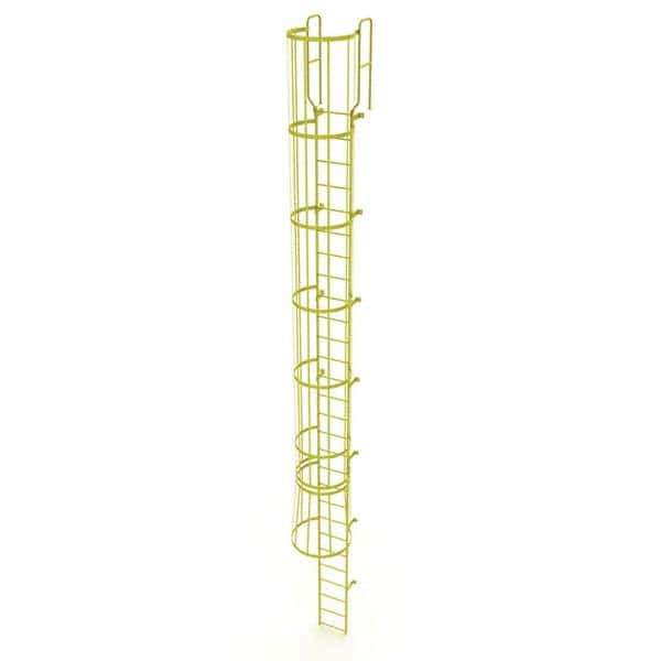 TRI-ARC - Rolling & Wall Mounted Ladders & Platforms Type: Fixed Ladder Style: Safety Cage - Eagle Tool & Supply