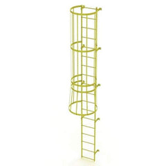 TRI-ARC - Rolling & Wall Mounted Ladders & Platforms Type: Fixed Ladder Style: Safety Cage - Eagle Tool & Supply