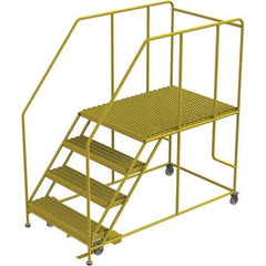 TRI-ARC - Rolling & Wall Mounted Ladders & Platforms Type: Rolling Work Platform Style: Steel Work Platform - Eagle Tool & Supply