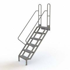 TRI-ARC - Rolling & Wall Mounted Ladders & Platforms Type: Stairway Slope Ladder Style: Stair Unit - Eagle Tool & Supply